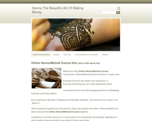 Henna The Beautiful Art Of Making Money – Henna Courses and Mehndi Courses Online.